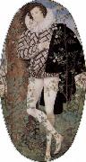 Nicholas Hilliard Young Man Among Roses oil on canvas